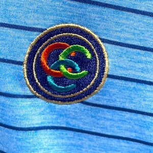 *Final Sale Johnnie-O Newton Malibu Lake Men's Blue Striped Polo Shirt SZ XXXL